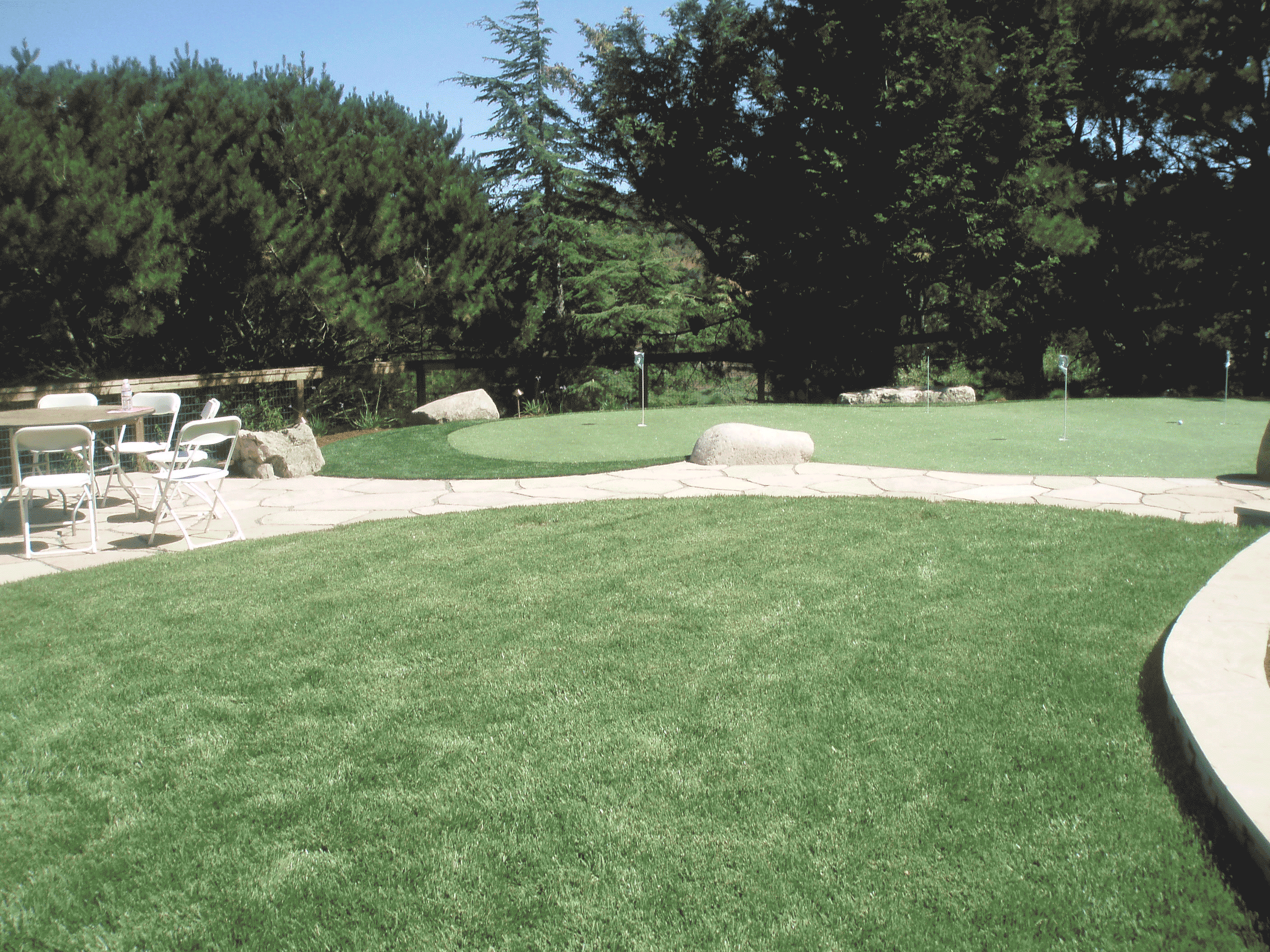 Synthetic Grass Putting Green Tiburon